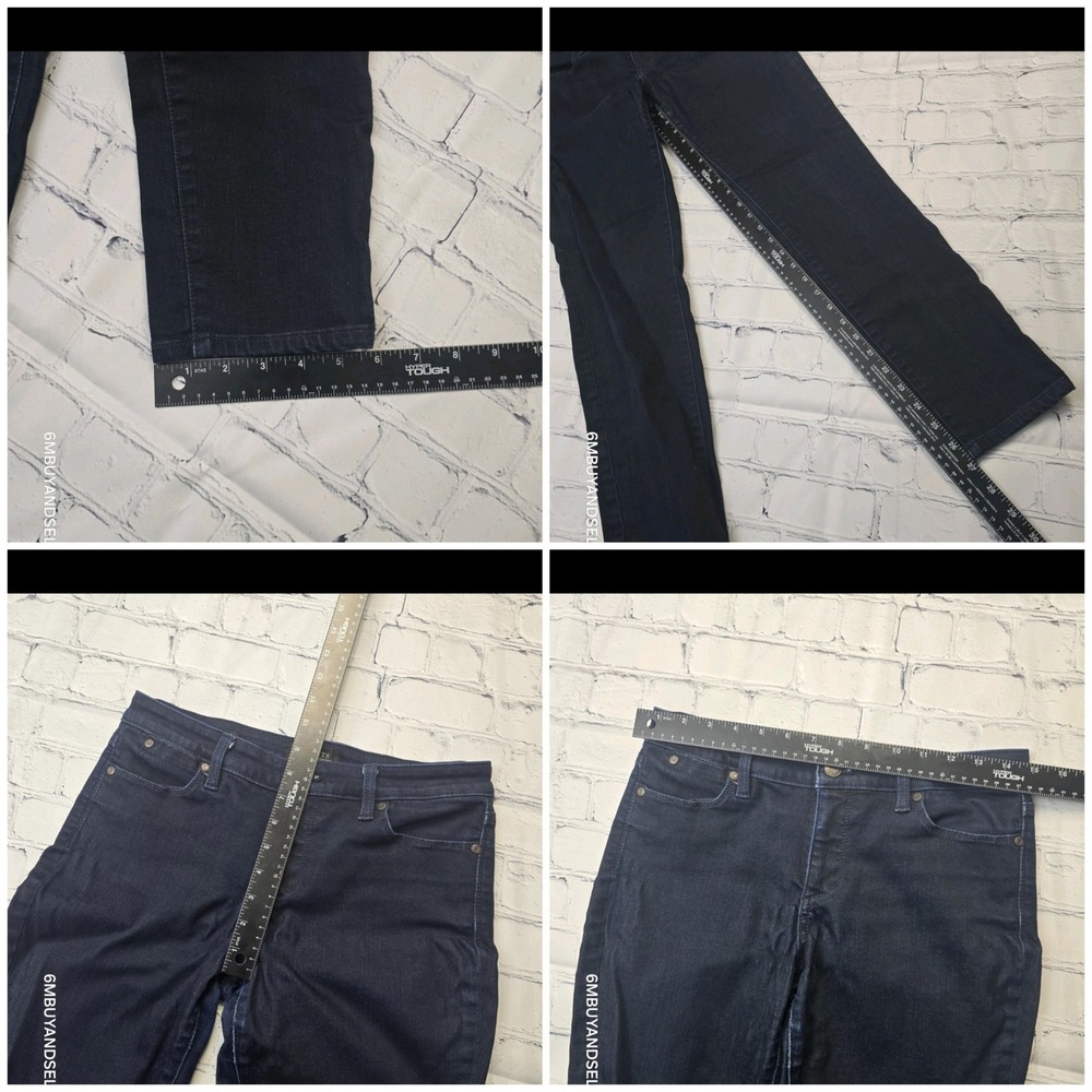 Talbots Flawless Five-Pocket Slim Ankle Jeans Indigo Blue Size‎ 4 Fits 29x27 - Picture 7 of 15